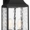 Designers Fountain Blueberry Trail 195 in 2Light Black Outdoor Wall Lantern with Water Glass Shade D265M-8EW-BK - alternate 2
